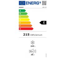 INDESIT | Freezer | UI6 2 W | Energy efficiency class E | Upright | Free standing | Height 167 cm | Total net capacity 245 L | White