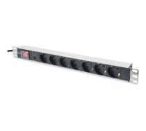 Digitus Aluminum outlet strip with overload protection | DN-95403 | Sockets quantity 7