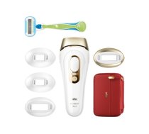 Braun Silk-expert Pro 5 IPL Epilator | PL5382 | Bulb lifetime (flashes) 400.000 | Number of power levels 3 | White/Gold