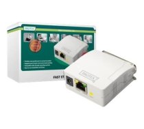 Digitus | Fast Ethernet Print Server, 1-Port 1x RJ45, 1x DB-36-pin male Centronics | DN-13001-1 | White