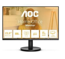 LCD Monitor|AOC|24"|Panel VA|1920x1080|16:9|100 Hz|Matte|1 ms|Speakers|Tilt|Colour Black|24B3HMA2