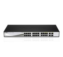 D-LINK DGS-1210-20, Gigabit Smart Switch with 16 10/100/1000Base-T ports and 4 Gigabit MiniGBIC (SFP) ports, 802.3x Flow Control, 802.3ad Link Aggregation, 802.1Q VLAN, 802.1p Priority Queues, Port mirroring,, Jumbo Frame support, 802.1D STP, ACL, LLDP, C