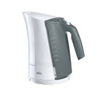 Braun | Kettle | WK500 MultiQuick 5 | Standard | 3000 W | 1.7 L | Plastic | 360° rotational base | White/Grey