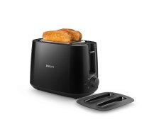 Philips | Daily collection toaster | HD2582/90 | Power 900 W | Number of slots 2 | Housing material Plastic | Black