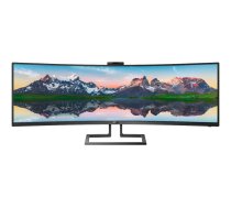 Philips | SuperWide curved LCD display | 499P9H/00 | 48.8 " | VA | Dual QHD | 32:9 | 70 Hz | 5 ms | 5120 x 1440 pixels | 450 cd/m² | Headphone out | HDMI ports quantity 2 | Black