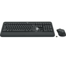 Logitech | MK540 Advanced | Keyboard and Mouse Set | Wireless | Mouse included | Batteries included | US | Black | USB | Wireless connection