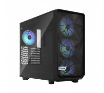 Fractal Design | Meshify 2 Lite RGB TG Light Tint | Side window | Black | E-ATX | Power supply included No | ATX