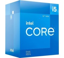 Intel | i5-12400F | 2.5 GHz | LGA1700 | Processor threads 12 | i5-124xx | Processor cores 6