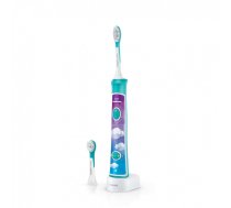 Philips | Sonic Electric toothbrush | HX6322/04 | Rechargeable | For kids | Number of brush heads included 2 | Number of teeth brushing modes 2 | Sonic technology | Aqua