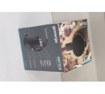 SALE OUT.  | Gorenje Kettle | K15DWBK | Electric | 2200 W | 1.5 L | Stainless steel | 360° rotational base | Black | DAMAGED PACKAGING