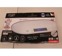 SALE OUT. Adler AD 8139 Child Scale | Adler | Adler AD 8139 | Maximum weight (capacity) 20 kg | Accuracy 10 g | White | DAMAGED PACKAGING, SCRATCHED