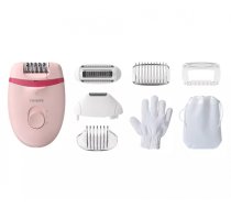 Philips | Corded Compact Epilator | BRE285/00 Satinelle Essential | White/Pink