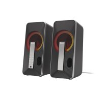 Genesis | Computer Speaker | Helium 100BT RGB | Bluetooth | Silver/Black | Gaming Speakers | Wireless connection
