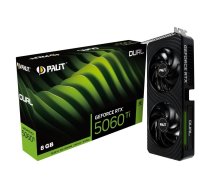 Graphics Card|PALIT|NVIDIA GeForce RTX 5060 Ti|8 GB|GDDR7|128 bit|PCIE 5.0 16x|Dual Slot Fansink|1xHDMI|3xDisplayPort|NE7506T019P1-GB2062D