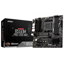 MSI | B550M PRO-VDH WIFI | Processor family AMD | Processor socket AM4 | DDR4 | Memory slots 4 | Chipset AMD B | Micro ATX