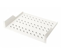 Digitus | Fixed Shelf for Racks | DN-97610 | White | Perfect for storage of components which are not 483 mm (19”) suitable; Slim design which takes space of 2 height units; Easy and quick to mount or dismount; Load capacity: 25 kg; Dimensions: 88 x 482 x