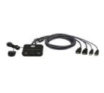 Aten | 2-Port USB FHD HDMI Cable KVM Switch | CS22HF