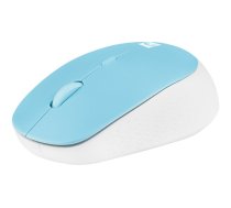 Natec | Mouse | Harrier 2 | Wireless | Bluetooth | White/Blue
