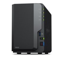 Synology | DS223 | Up to 2 HDD/SSD Hot-Swap | Realtek | RTD1619B | Processor frequency 1.7 GHz | 2 GB | DDR4
