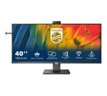 Philips | Business Monitor | 40B1U5601H/00 | 40 " | IPS | 21:9 | 100 Hz | 4 ms | 3440 x 1440 pixels | 300 cd/m² | Black