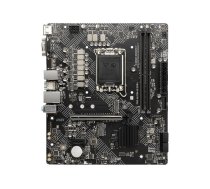 MSI | PRO H610M-G | Processor family Intel | Processor socket LGA1700 | DDR5 | Supported hard disk drive interfaces SATA, M.2 | Number of SATA connectors 4