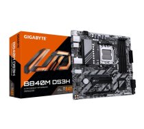 Gigabyte B840M DS3H | Processor family AMD | Processor socket AM5 | DDR5 | Supported hard disk drive interfaces SATA, M.2 | Number of SATA connectors 4