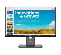 Lenovo | ThinkVision P24QD-40 | 23.8 " | IPS | 16:9 | 120 Hz | 6 ms | 2560 x 1440 pixels | 300 cd/m² | HDMI ports quantity 1 | Eclipse Black | Warranty 36 month(s)