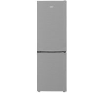 BEKO ledusskapis/saldētava | B1RCNA364XB | Brīvi stāvošs | 186,5 cm | Saldētava apakšējā daļā | Ledusskapja neto ietilpība 210 litri | Saldētavas neto ietilpība 106 litri | Automātiskā atkausēšana | E klase | Sudraba krāsā