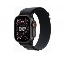Apple Watch Ultra 3 GPS + Cellular 49mm Black Titanium Case with Black Alpine Loop - Medium | Apple