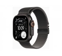 Apple Watch Ultra 3 GPS + Cellular 49mm Black Titanium Case with Black Titanium Milanese Loop - Medium | Apple