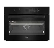 BEKO Oven | BBCM17400B | 48 L | Electric | Hydrolytic | Touch control | Steam function | Height 45.5 cm | Width 59.4 cm | Black