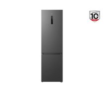 TCL ledusskapis/saldētava | RC382BXC0 | Brīvi stāvošs | 203 cm | Saldētava apakšējā daļā | Ledusskapja neto ietilpība 265 litri | Saldētavas neto ietilpība 117 litri | Automātiska atkausēšana | C klase | Pelēks