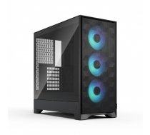 Fractal Design Case | Pop 2 Air | Black TG RGB | ATX | Power supply included No