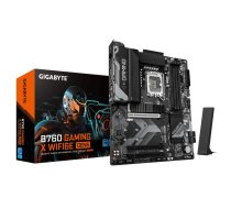 Gigabyte B760 G X WF6E GEN5 | Processor family Intel | Processor socket LGA1700 | DDR5 | Supported hard disk drive interfaces M.2, SATA | Number of SATA connectors 4