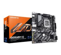 Gigabyte B860M E | Processor family Intel | Processor socket LGA1851 | DDR5 | Supported hard disk drive interfaces SATA, M.2 | Number of SATA connectors 4