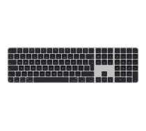 Apple Magic Keyboard with Touch ID and Numeric Keypad for Mac models with Apple silicon | Keyboard | Wireless | English | Black | Bluetooth, USB-C
