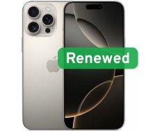 Grade C | Apple iPhone 16 Pro | 6.3" OLED | 5G | 256GB | Natural Titanium | iOS | Apple Renew