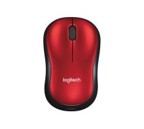 Logitech | Mouse | M185 | Wireless | Red