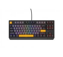 Genesis | THOR 230 | Mechanical Gaming Keyboard | Wired | US | Anchor Gray Positive | USB-A | Outemu Red