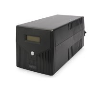 Digitus | Line-Interactive UPS | Line-Interactive UPS DN-170076, 2000VA/1200W 12V/9Ah x2 battery, 4x CEE 7/7, USB, RS232, RJ45,LCD, Simulated sine wave, 198 x 158 x 380 mm, Weight: 10.5 kg | 2000 VA | 1200 W