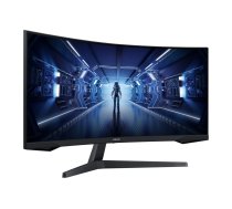 Samsung | Curved Monitor | LC34G55TWWPXEN | 34 " | VA | UWQHD | 21:9 | 165 Hz | 1 ms | 3440 x 1440 | 250 cd/m² | HDMI ports quantity 1 | Black | Warranty 24 month(s)