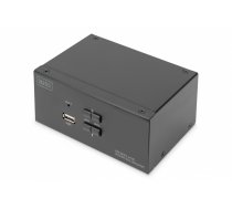 Digitus KVM Switch, 2-Port, Dual Display, 4K, DisplayPort | DS-12862