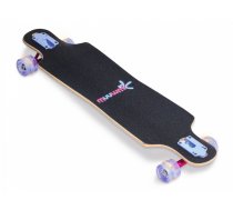 Muuwmi Longboard Compact Skateboard skrituļdēlis, ABEC 7, ar gaismiņām