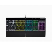 Corsair | Rubber Dome | Gaming Keyboard | K55 RGB PRO | Gaming keyboard | Wired | RGB LED light | US | Black