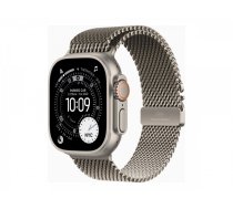 Apple Watch Ultra 3 GPS + Cellular 49mm Natural Titanium Case with Natural Titanium Milanese Loop - Medium | Apple