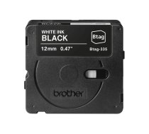 Brother BTAG-335 | White on Black | Btag