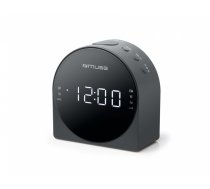 Muse | Dual Alarm Clock radio PLL | M-185CR | AUX in | Black