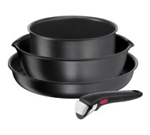 TEFAL Pots and pans set, 4 pcs | L7629453 Ingenio Daily Chef | Frying | Diameter 18/22/26 cm | Suitable for induction hob | Removable handle