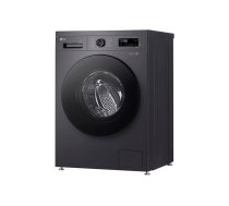 LG Washing machine | F4X1009NMB | Energy efficiency class A | Front loading | Washing capacity 9 kg | 1400 RPM | Depth 55 cm | Width 60 cm | Display | LED | Steam function | Direct drive | Wi-Fi | Graphite Black