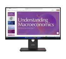 Lenovo | ThinkVision T24D-40 | 23.8 " | IPS | 16:9 | 120 Hz | 4 ms | 1920 x 1080 pixels | 250 cd/m² | HDMI ports quantity 1 | Eclipse Black | Warranty 36 month(s)